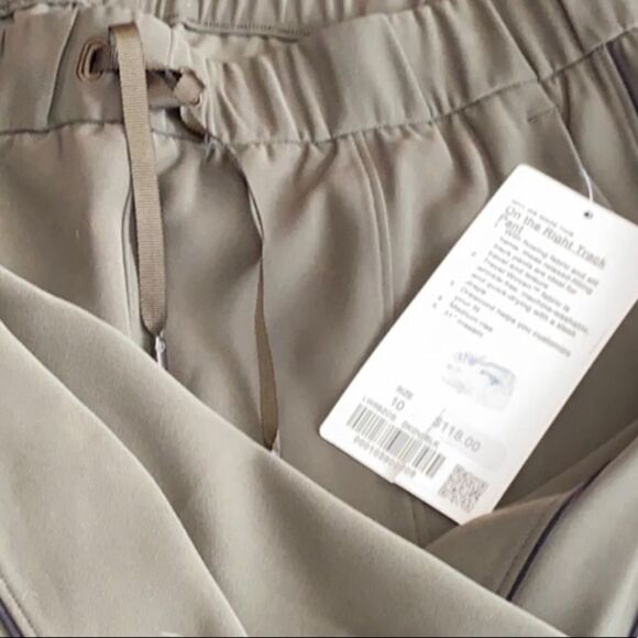 NWT Lululemon On the Right Track Pant Sz 10 - Picture 8 of 9